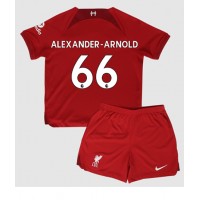 Fotbalové Dres Liverpool Alexander-Arnold #66 Dětské Domácí 2022-23 Krátký Rukáv (+ trenýrky)